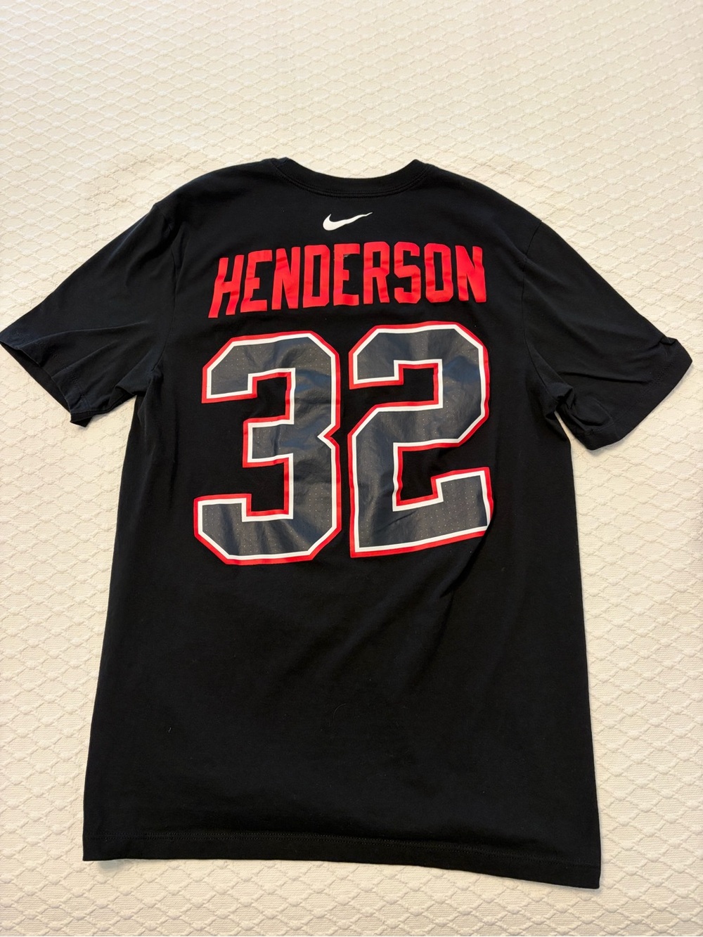 Nike Men’s Black 'Henderson 32' Graphic Short-Sleeve Shirt
